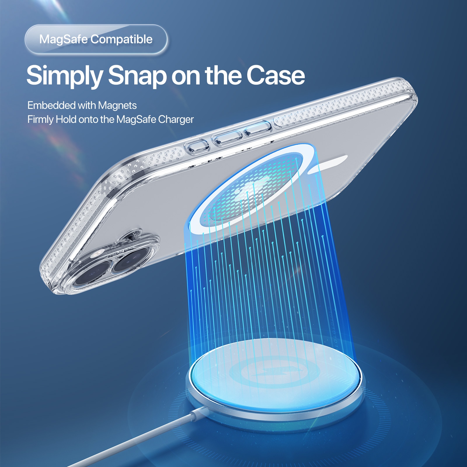 Clin Series MagSafe iPhone 17 trasparente