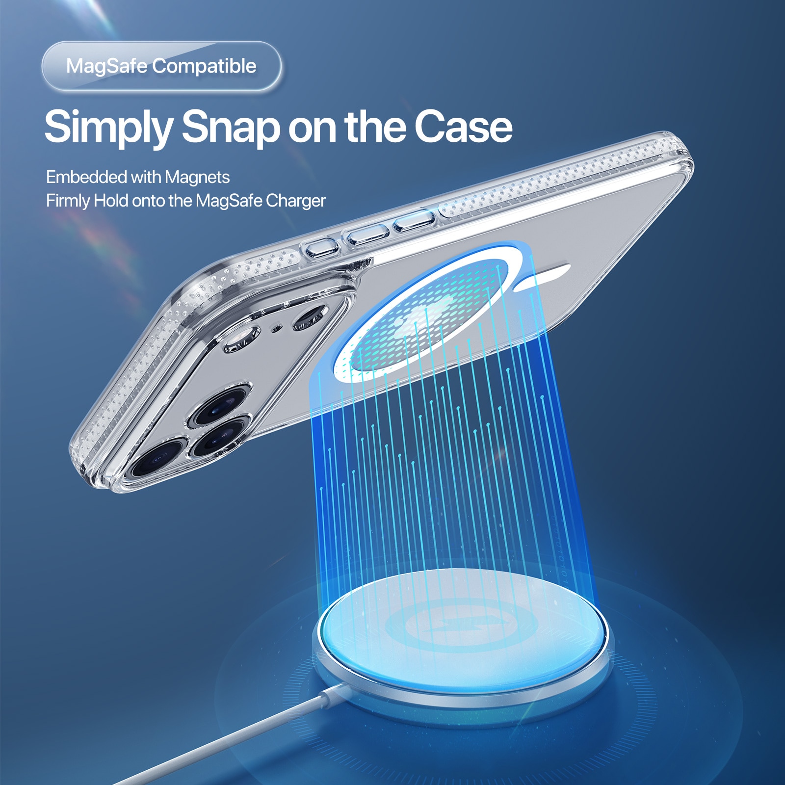 Clin Series MagSafe iPhone 17 Pro trasparente