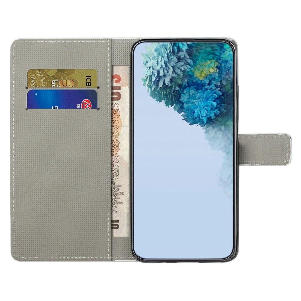 Custodie a portafoglio Samsung Galaxy A14 Flowers