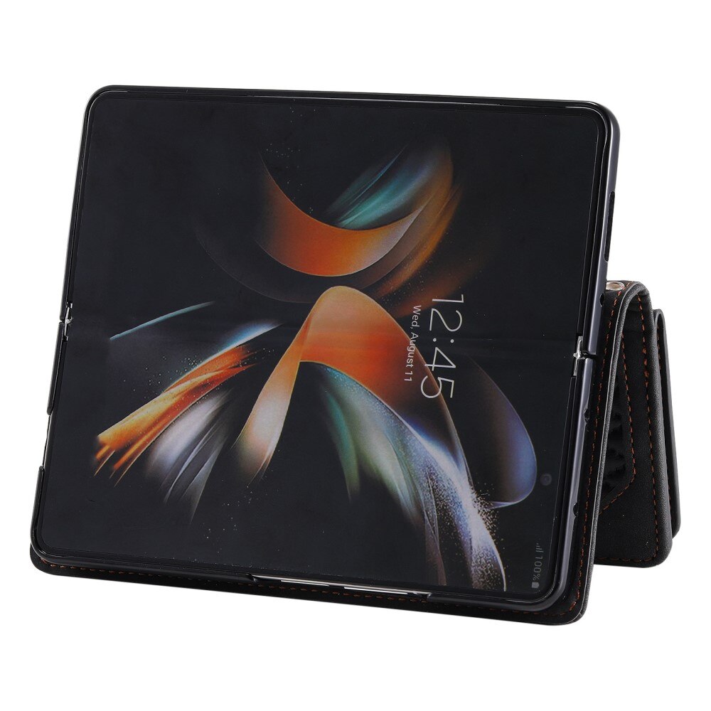 Borsa a portafoglio trapuntata Samsung Galaxy Z Fold 4 Nero