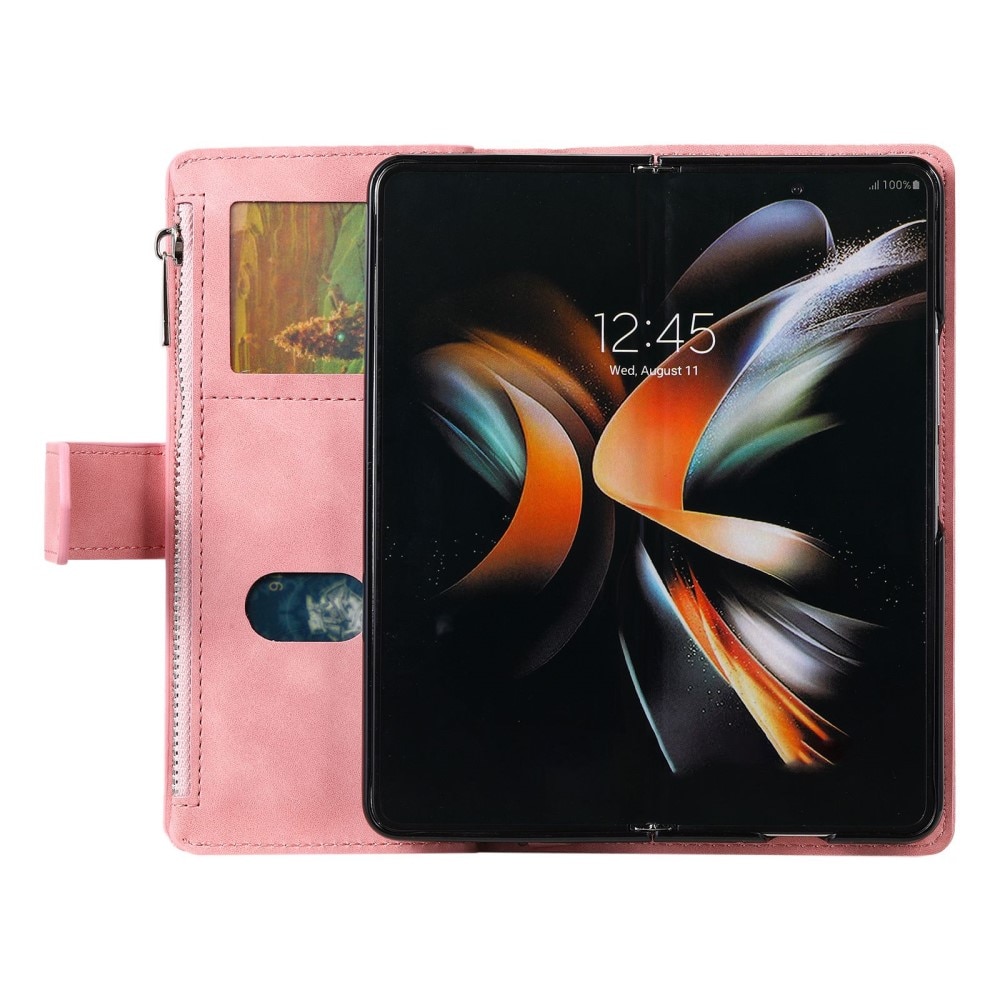 Borsa a portafoglio trapuntata Samsung Galaxy Z Fold 4 Rosa