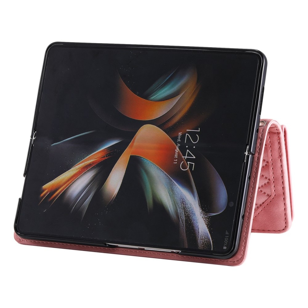 Borsa a portafoglio trapuntata Samsung Galaxy Z Fold 4 Rosa