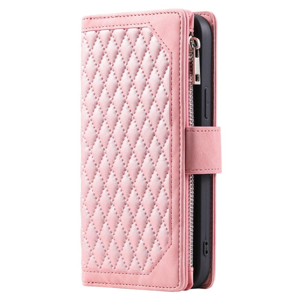 Borsa a portafoglio trapuntata Samsung Galaxy Z Fold 4 Rosa