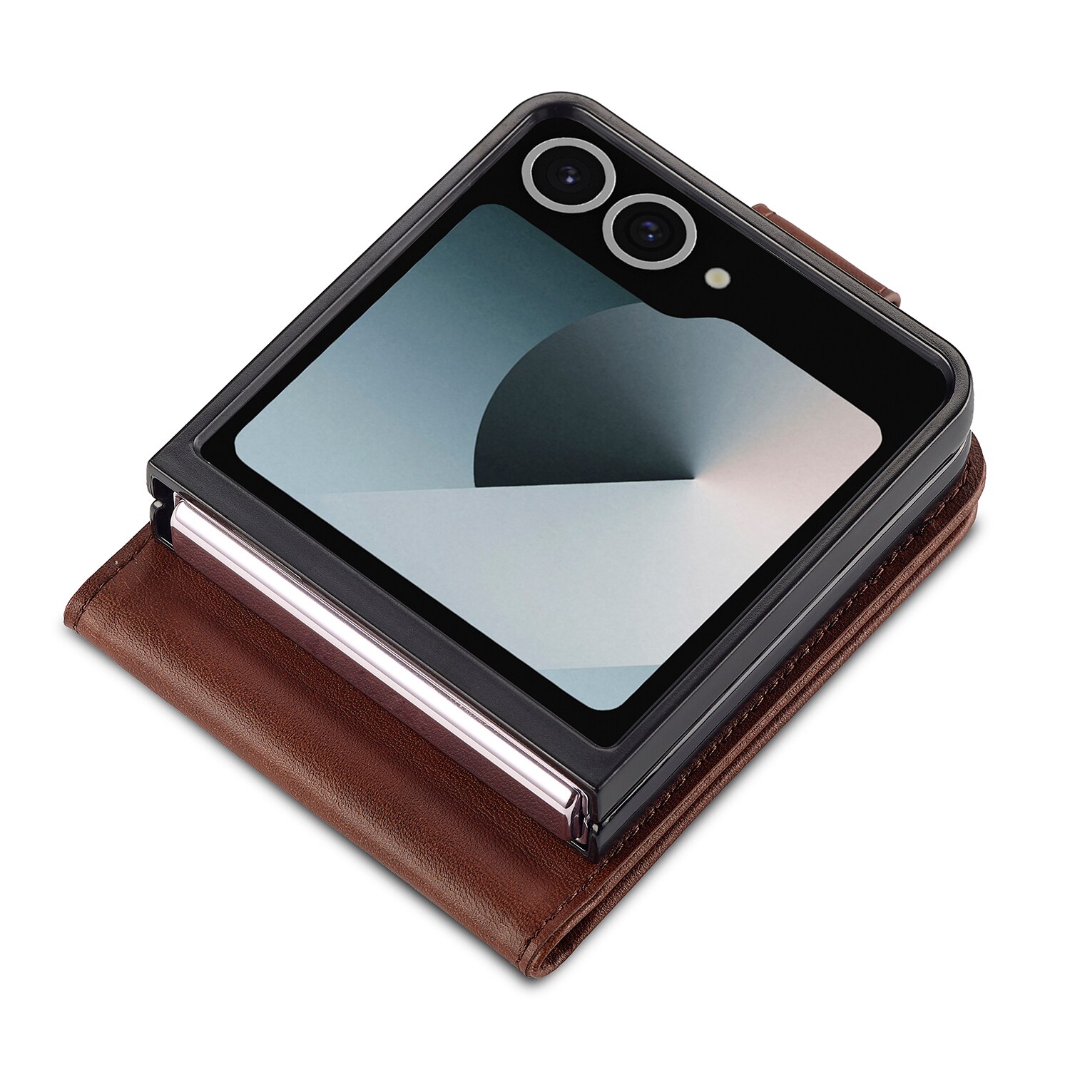 Custodie a portafoglio Samsung Galaxy Z Flip 7 Marrone