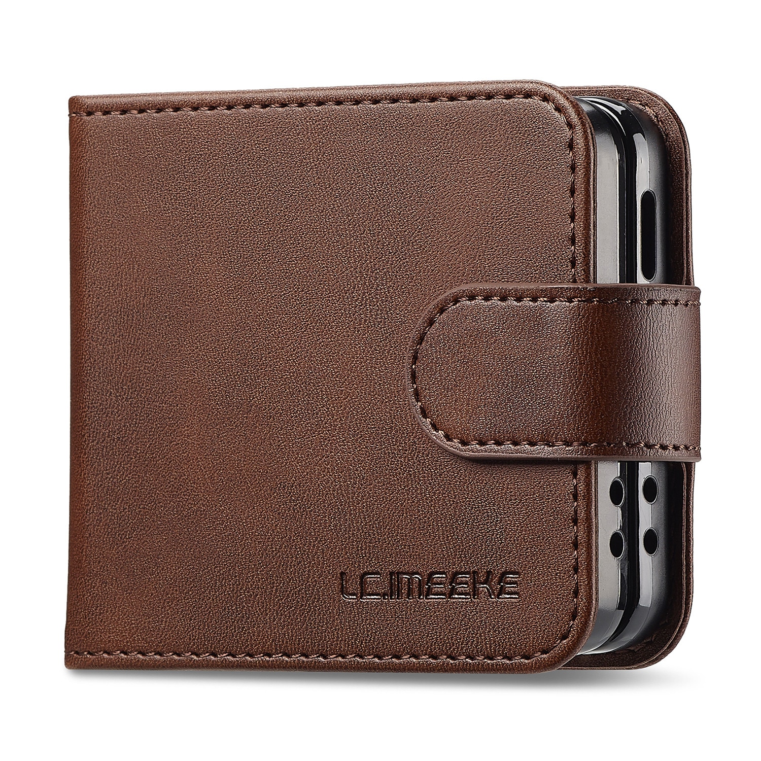 Custodie a portafoglio Samsung Galaxy Z Flip 7 Marrone