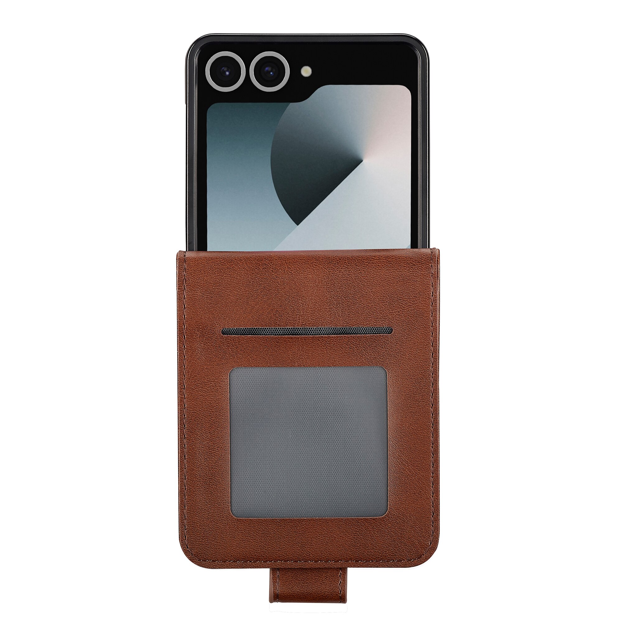 Custodie a portafoglio Samsung Galaxy Z Flip 7 Marrone