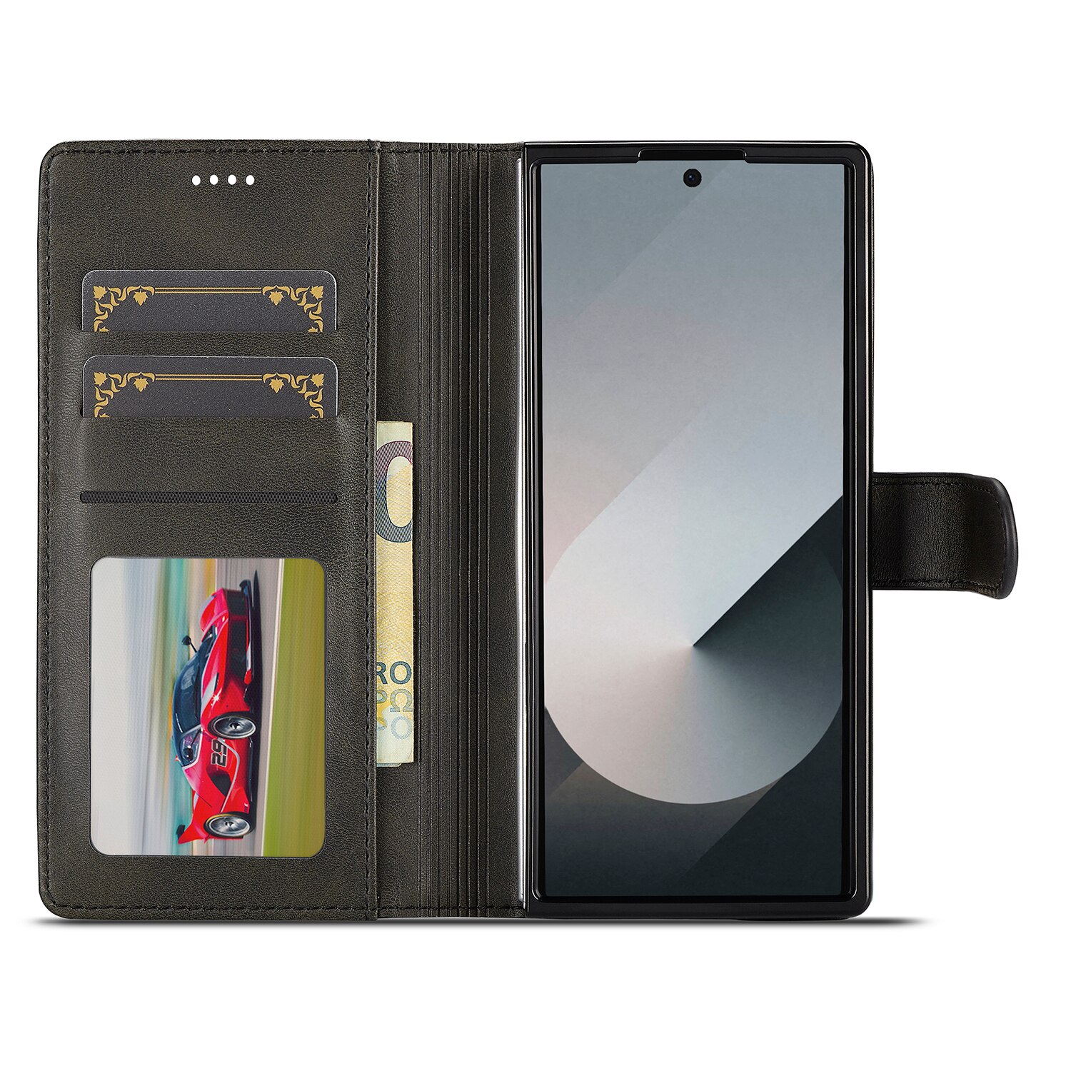 Custodie a portafoglio Samsung Galaxy Z Fold 7 Nero