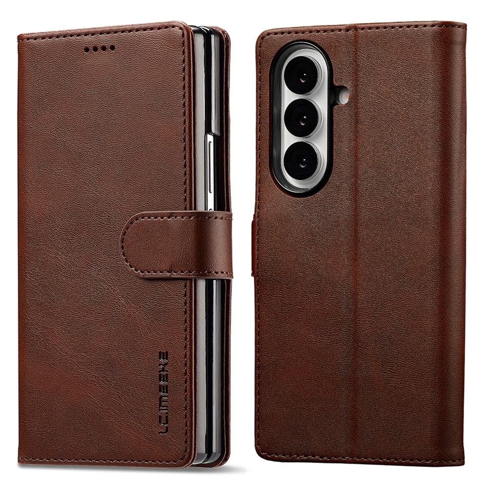 Custodie a portafoglio Samsung Galaxy Z Fold 7 Marrone