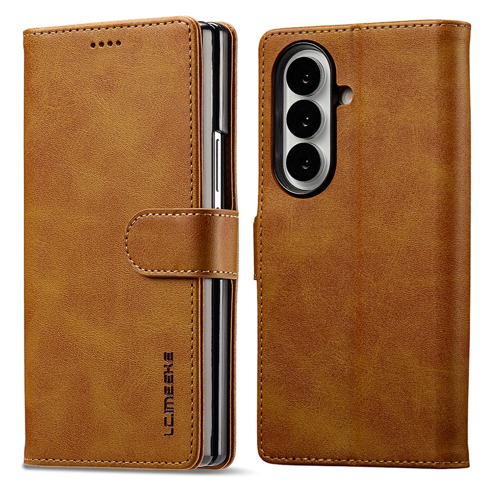 Custodie a portafoglio Samsung Galaxy Z Fold 7 Cognac