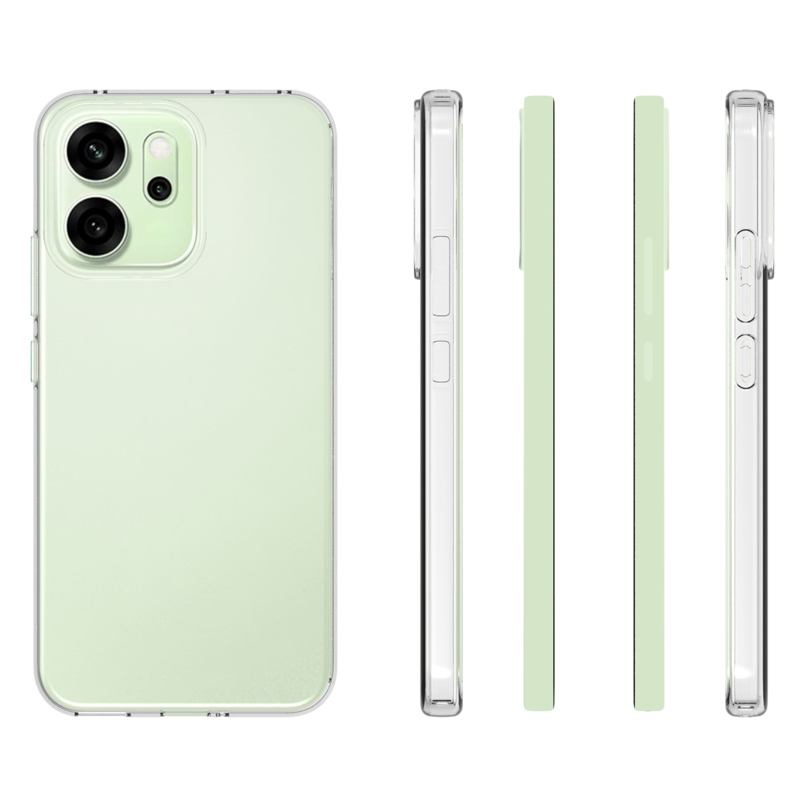TPU Cover Oppo Reno 14 F Trasparente