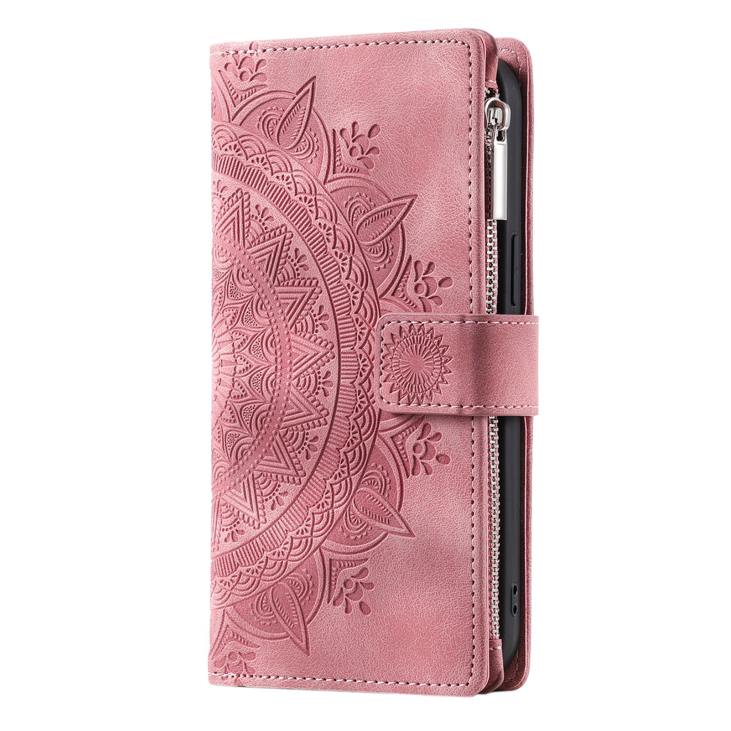 Borsa a portafoglio Mandala Samsung Galaxy S25 FE, Rosa