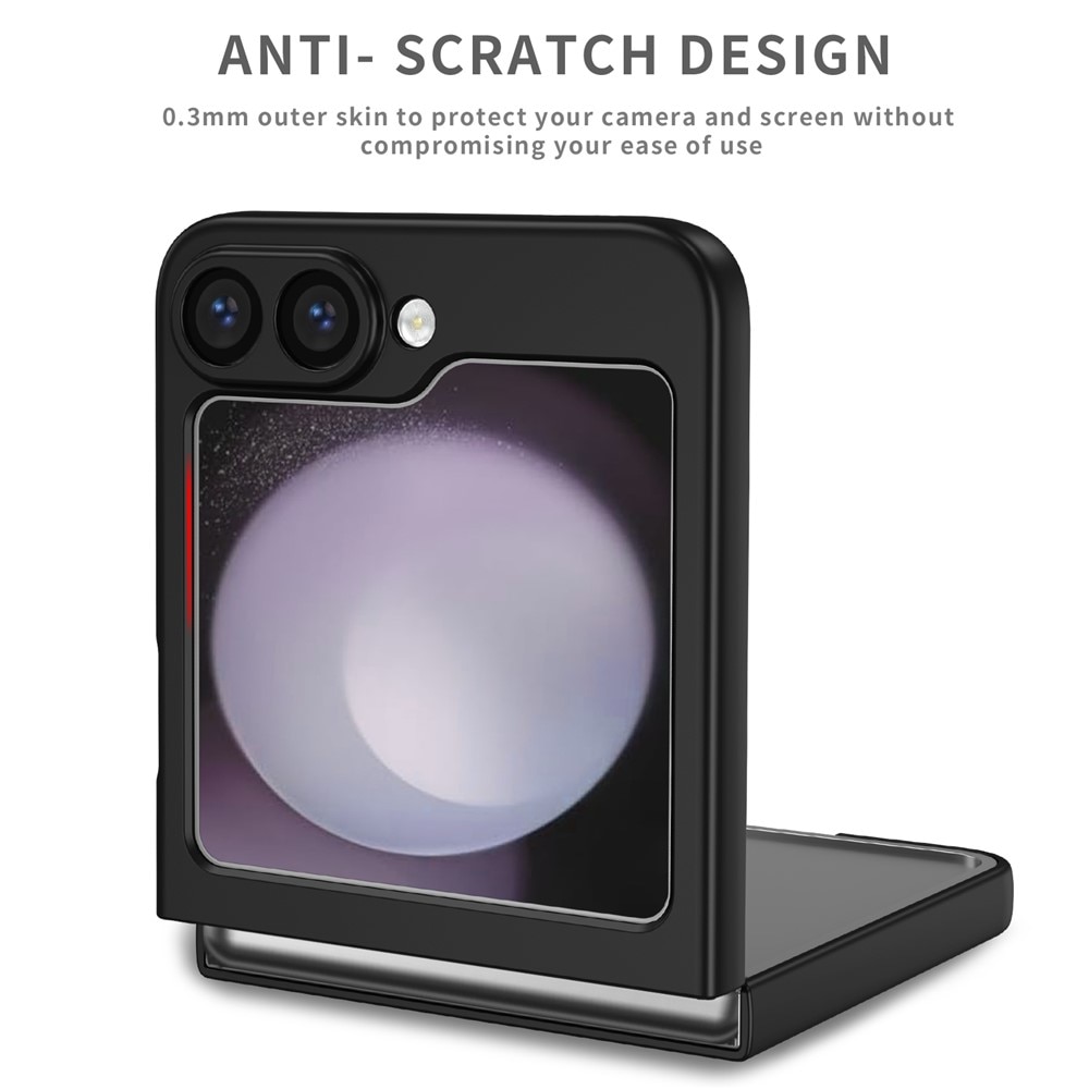 Cover magnetico con porta anelli Samsung Galaxy Z Flip 7 nero