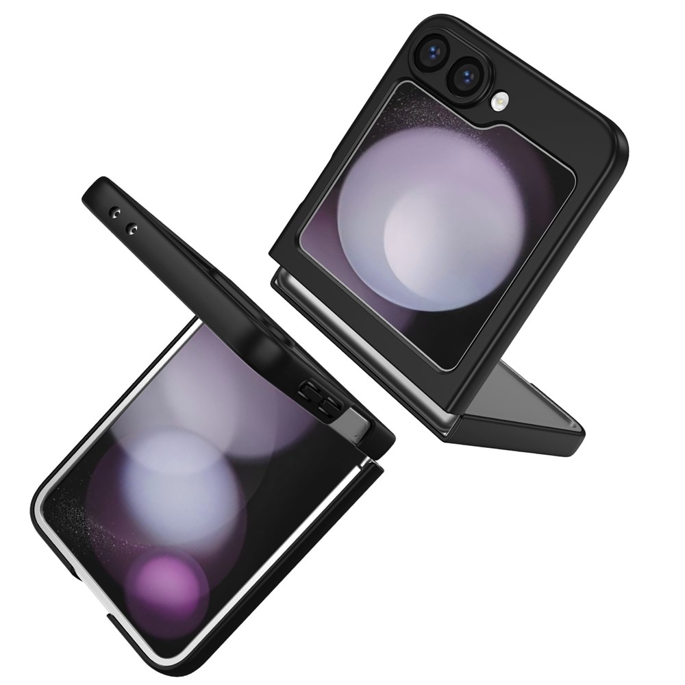 Cover magnetico con porta anelli Samsung Galaxy Z Flip 7 nero