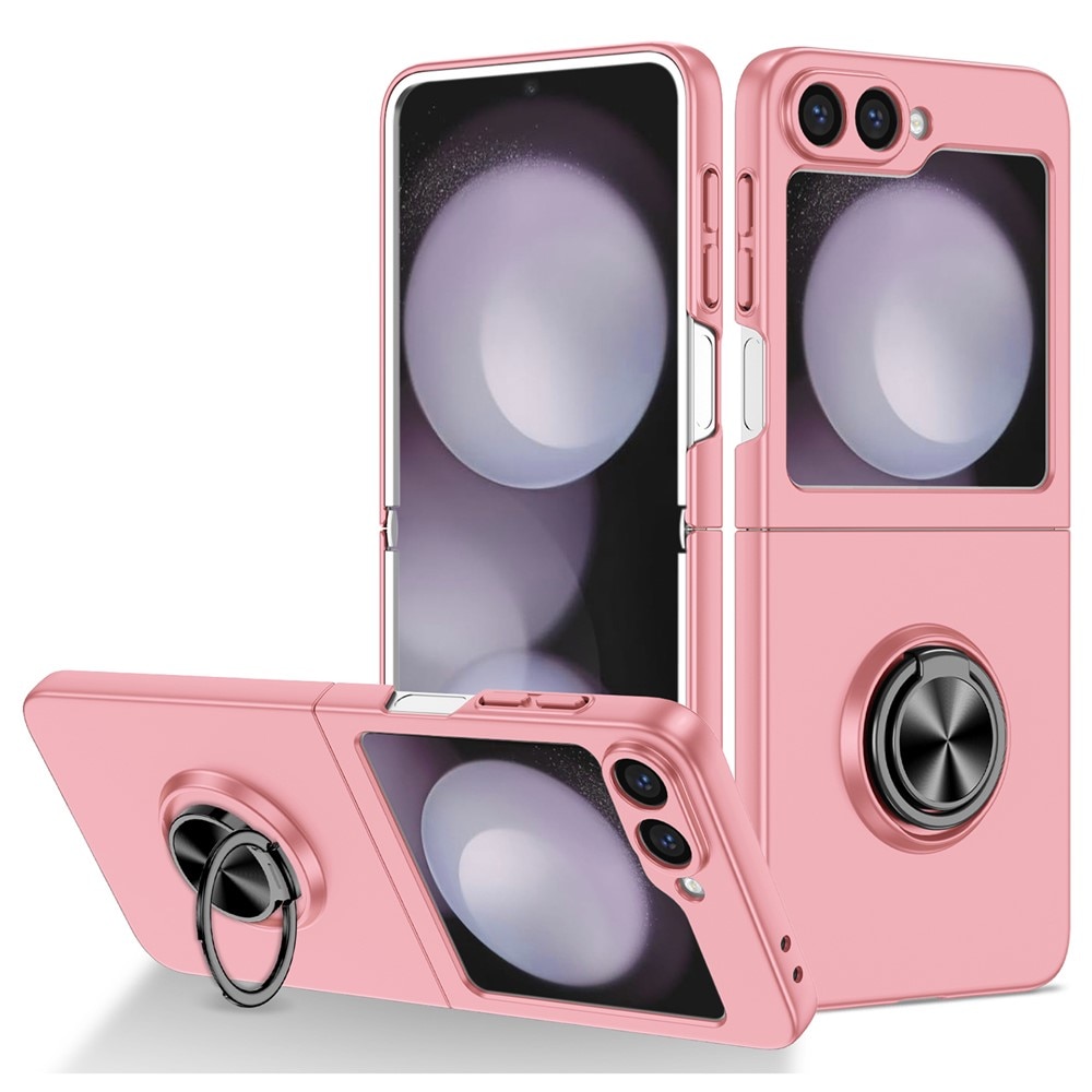 Cover magnetico con porta anelli Samsung Galaxy Z Flip 7 Rosa