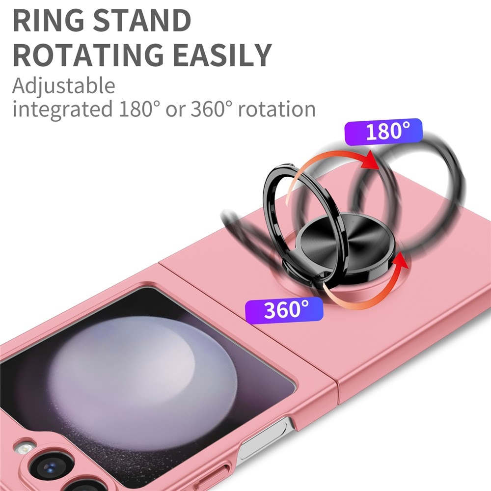Cover magnetico con porta anelli Samsung Galaxy Z Flip 7 Rosa