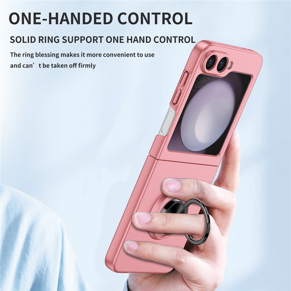 Cover magnetico con porta anelli Samsung Galaxy Z Flip 7 Rosa