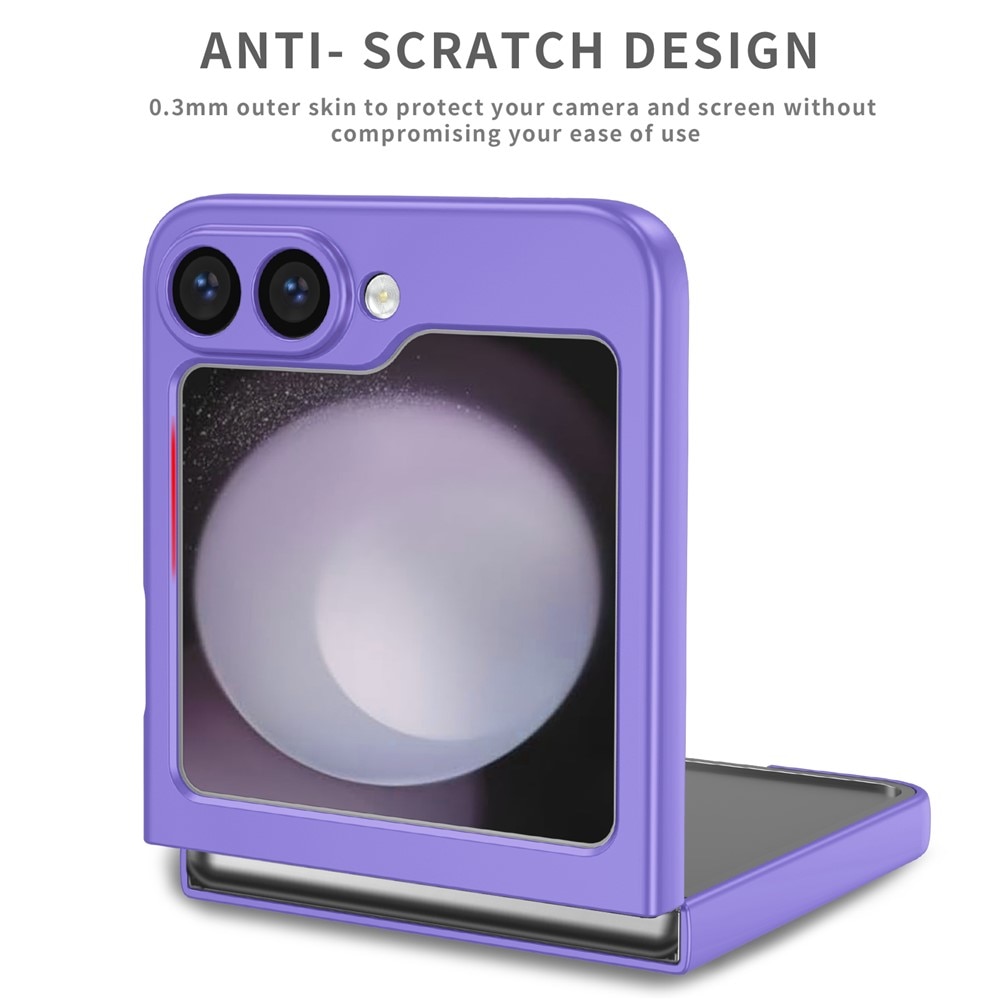 Cover magnetico con porta anelli Samsung Galaxy Z Flip 7 Viola