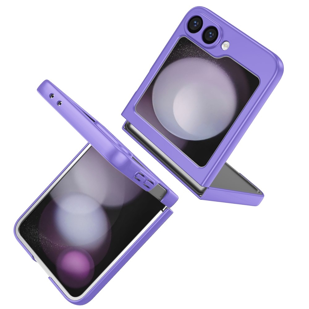 Cover magnetico con porta anelli Samsung Galaxy Z Flip 7 Viola