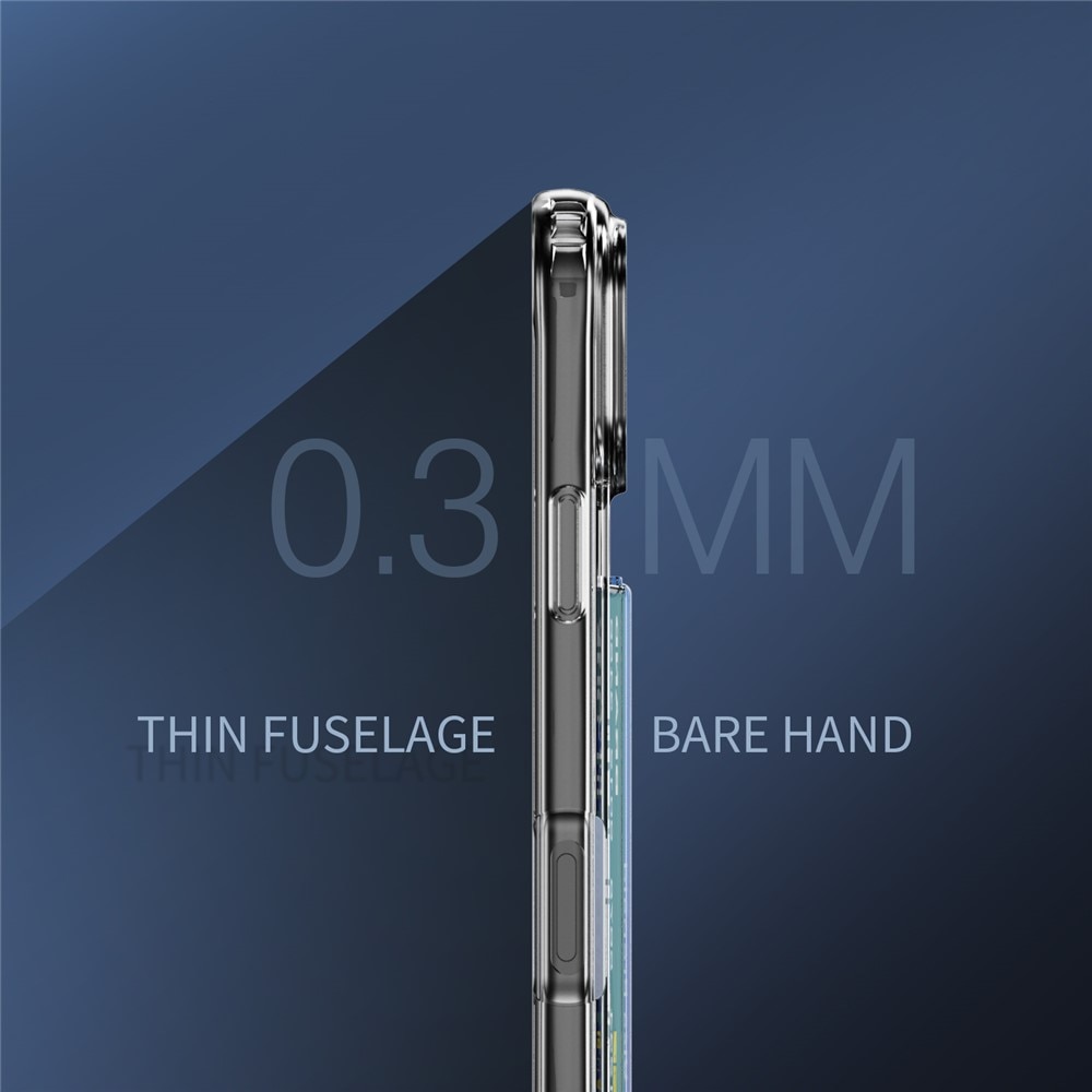 Cover ibride portacarte iPhone 17 Pro Max Trasparente