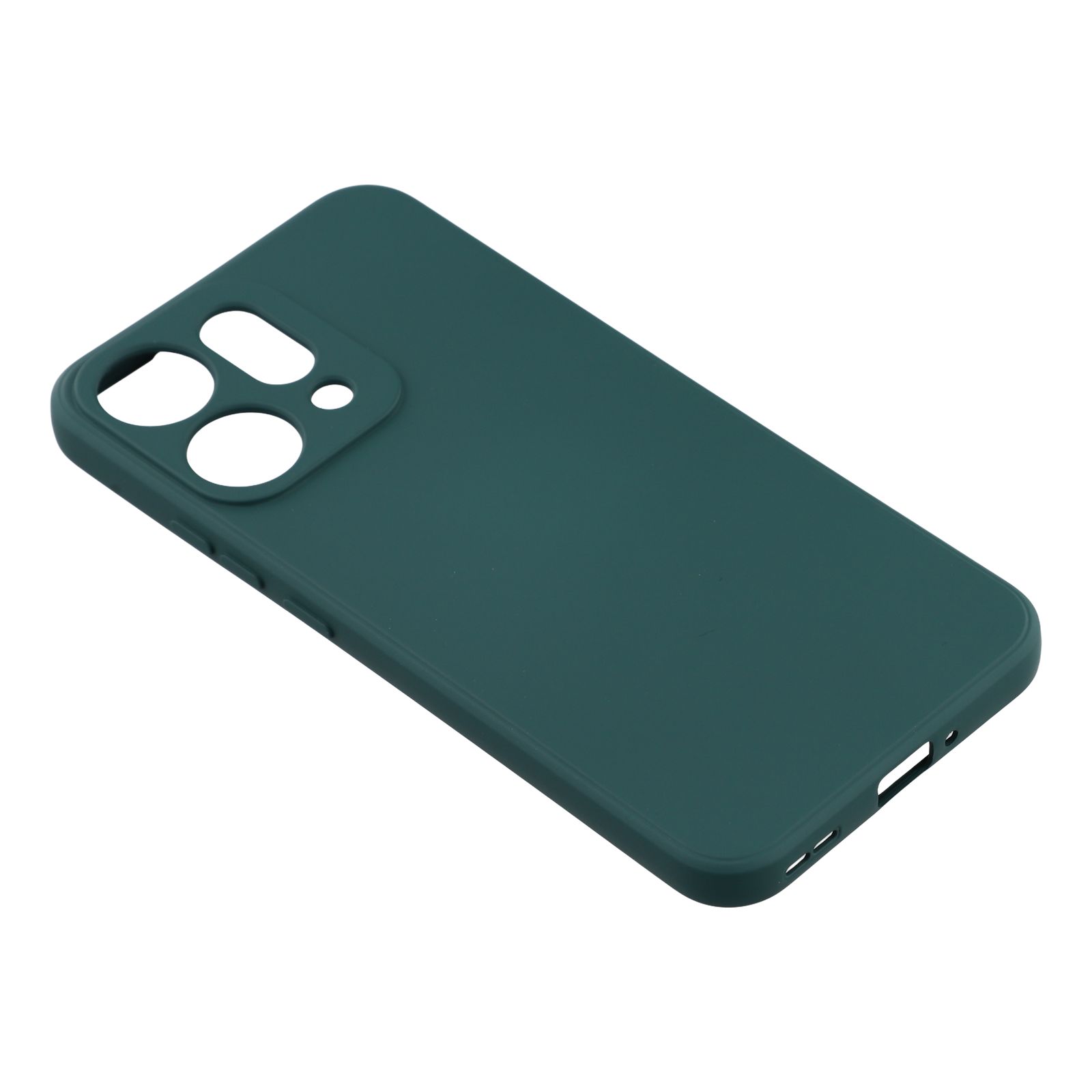 Cover TPU resistente agli urti Oppo Reno 14 Verde scuro