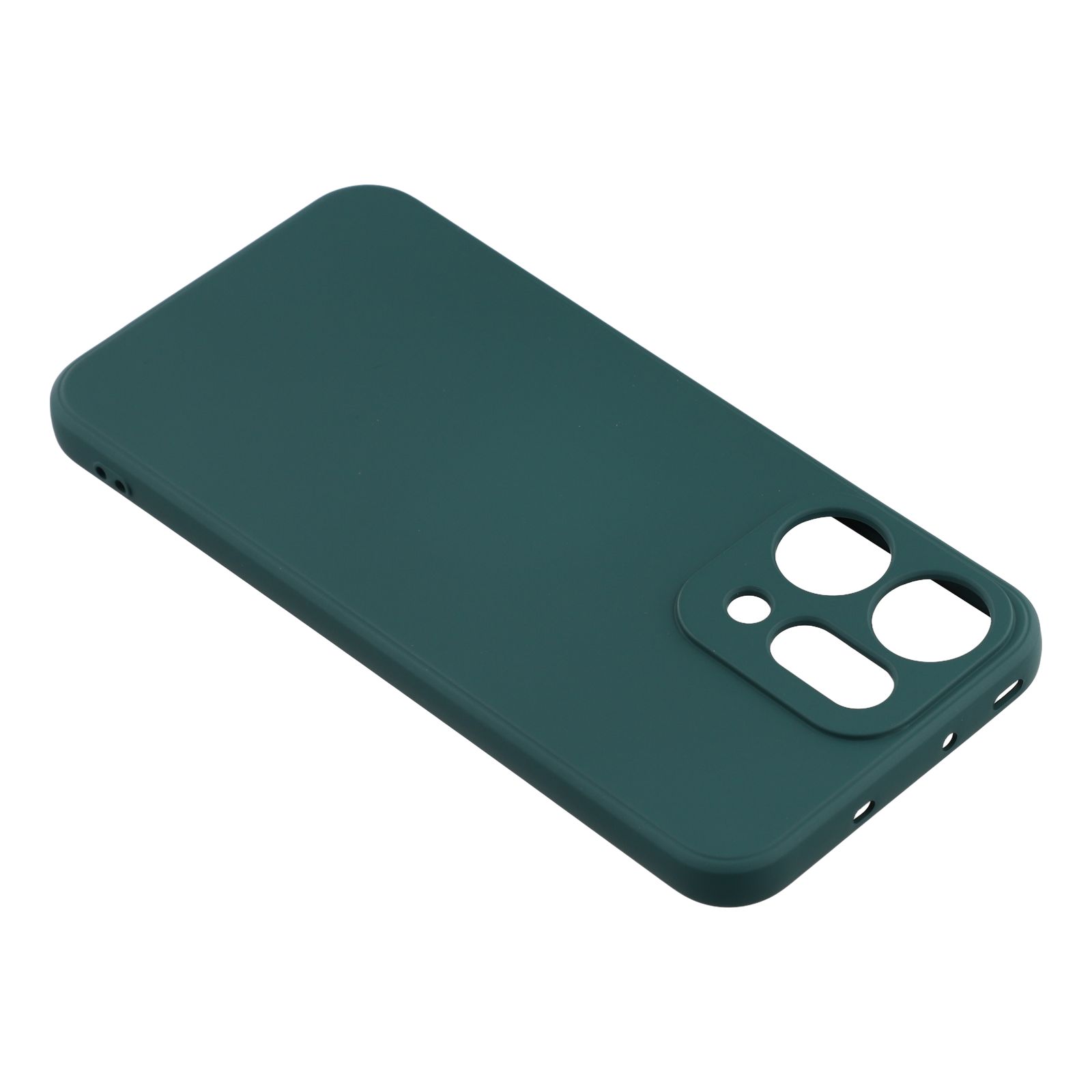 Cover TPU resistente agli urti Oppo Reno 14 Verde scuro