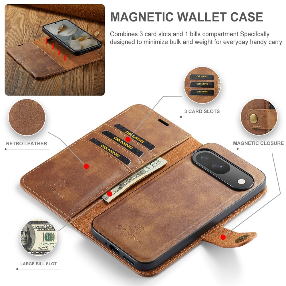 Cover portafoglio Magnet Wallet Google Pixel 10 Cognac