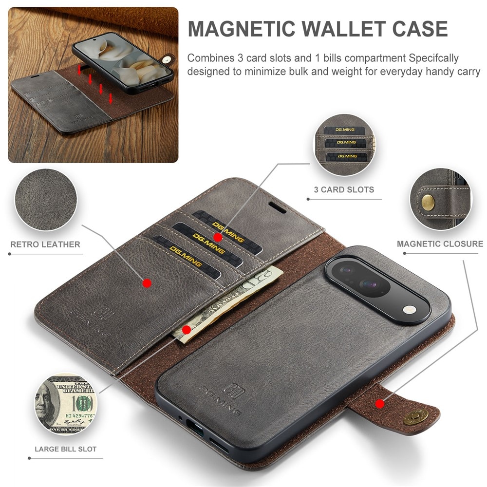Cover portafoglio Magnet Wallet Google Pixel 10 Pro Brown