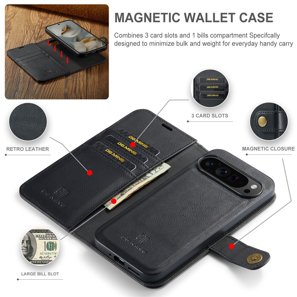 Cover portafoglio Magnet Wallet Google Pixel 10 Pro XL Black