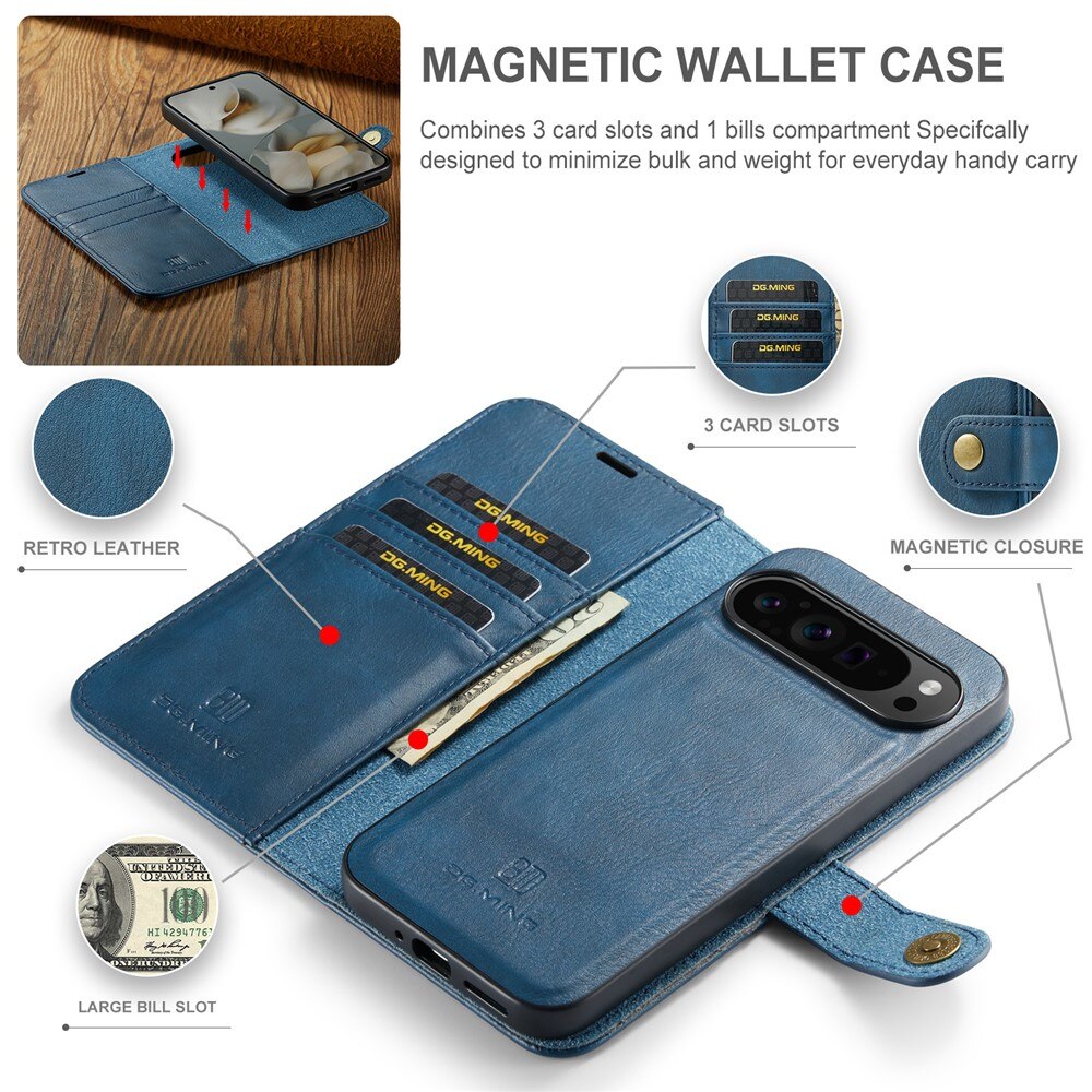 Cover portafoglio Magnet Wallet Google Pixel 10 Pro XL Blue
