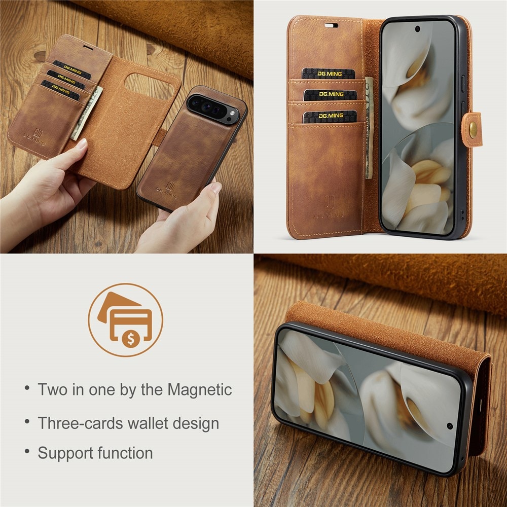 Cover portafoglio Magnet Wallet Google Pixel 10 Pro XL Cognac