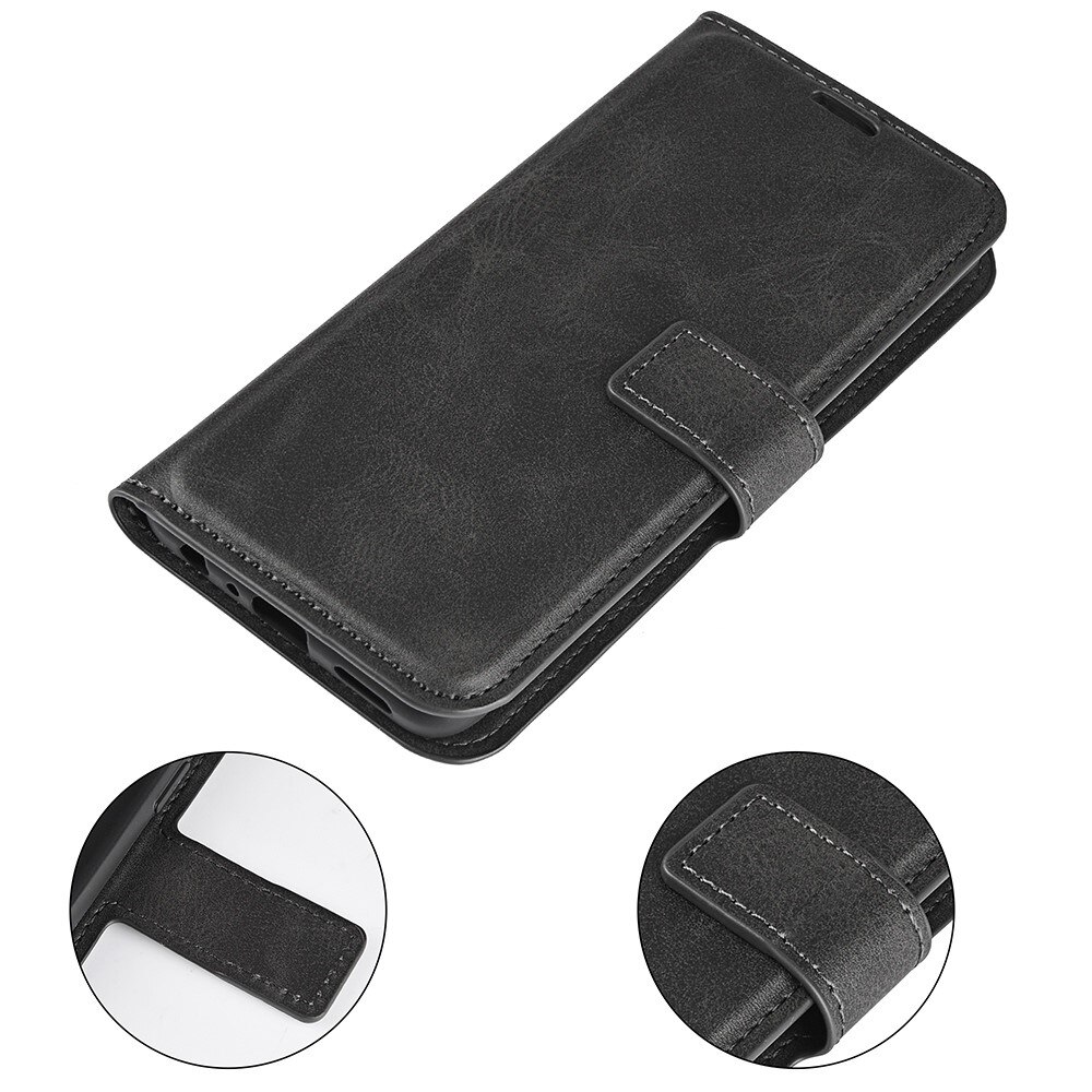 Cover portafoglio Leather Wallet Samsung Galaxy S23 Ultra Black