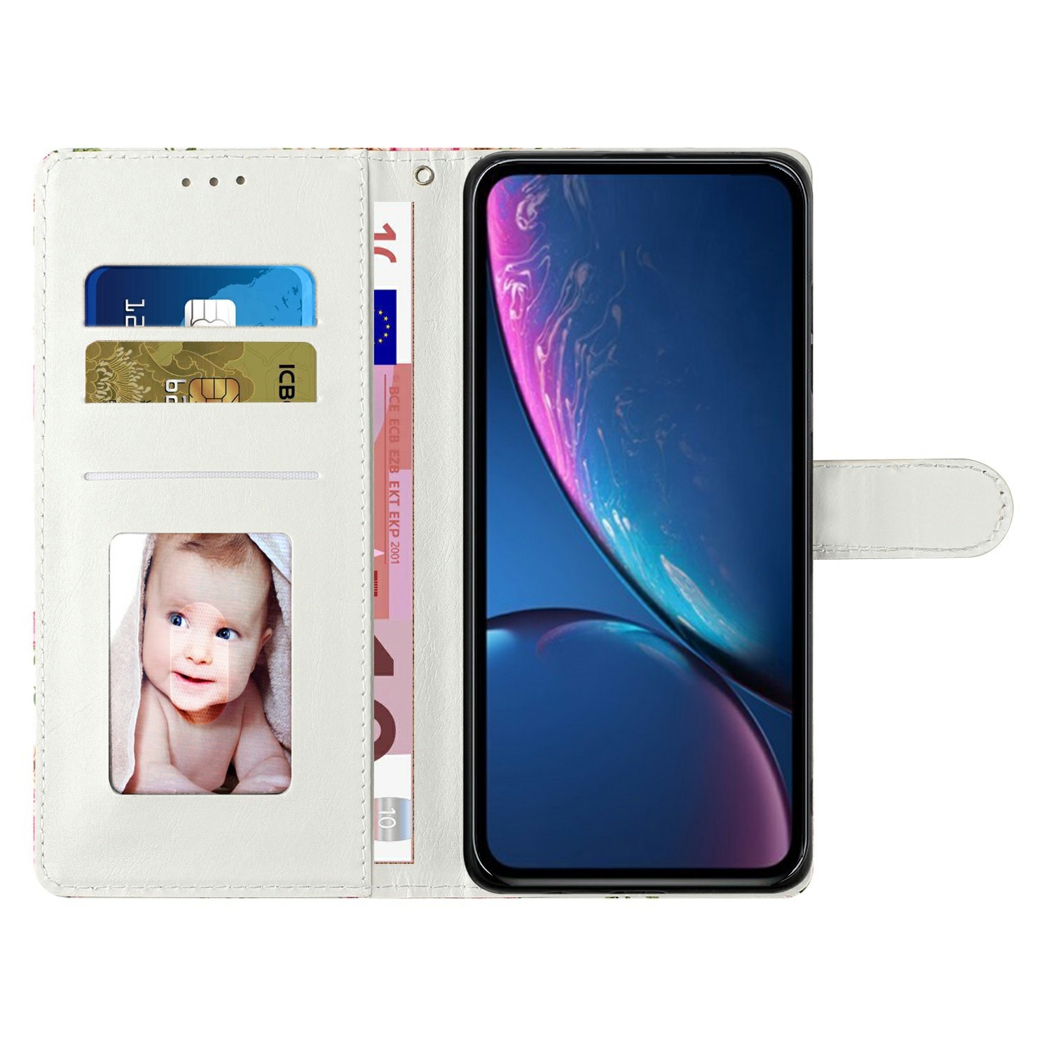 Cover portafoglio Samsung Galaxy S25 FE lupi