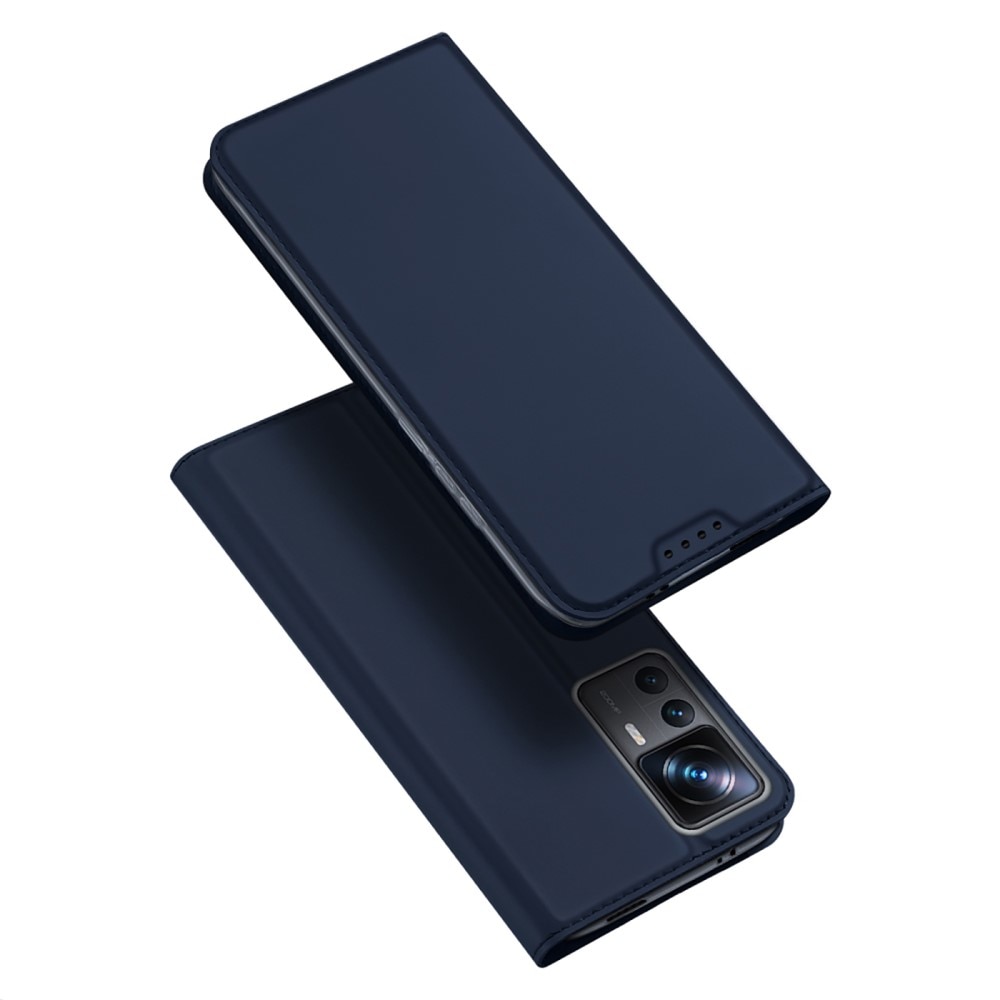 Cover portafoglio Skin Pro Series Xiaomi 12T/12T Pro Navy