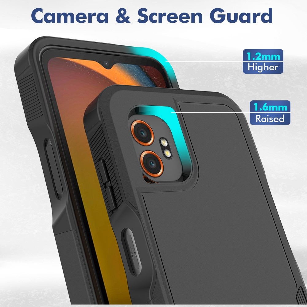 Cover ibride Off-road Samsung Galaxy Xcover 7 Pro, nero
