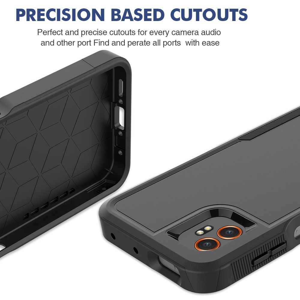 Cover ibride Off-road Samsung Galaxy Xcover 7 Pro, nero