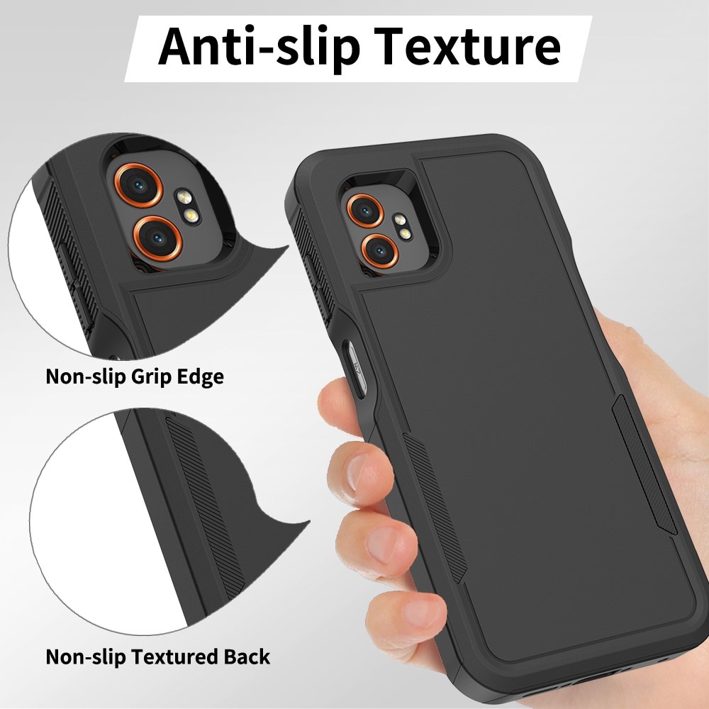 Cover ibride Off-road Samsung Galaxy Xcover 7 Pro, nero