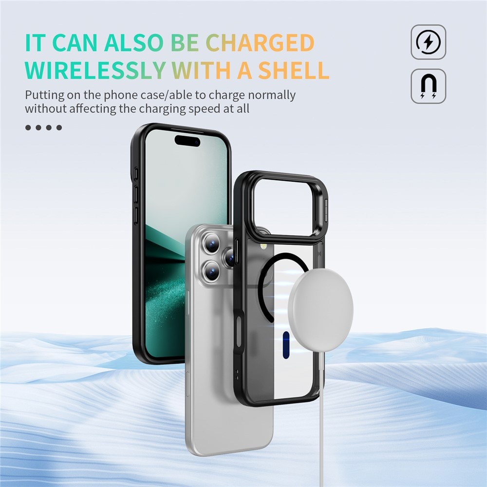Cover ibride Kickstand con MagSafe iPhone 17 Pro Max Nero
