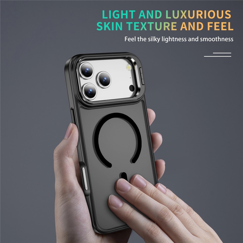 Cover ibride Kickstand con MagSafe iPhone 17 Pro Max Nero