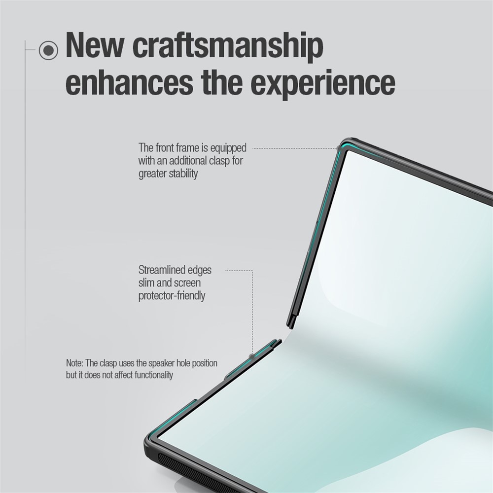 Frosted Shield MagSafe Samsung Galaxy Z Fold 7 nero