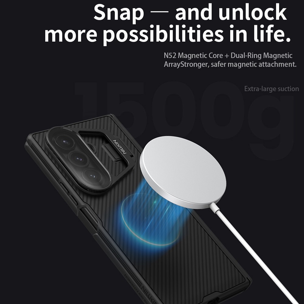 Cover Magnetic CamShield Prop Samsung Galaxy Z Fold 7, nero