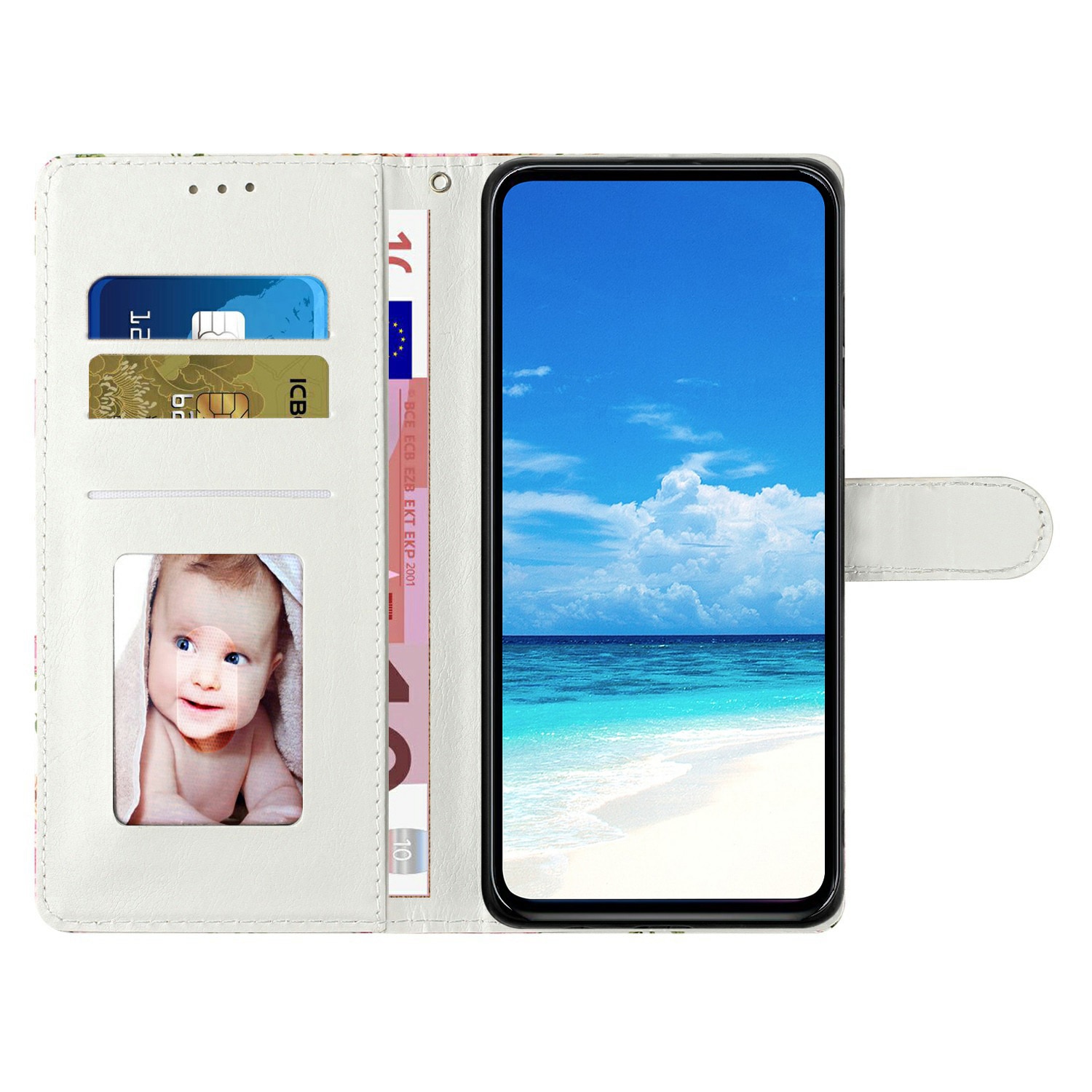 Cover portafoglio Xiaomi Redmi 15C lupi