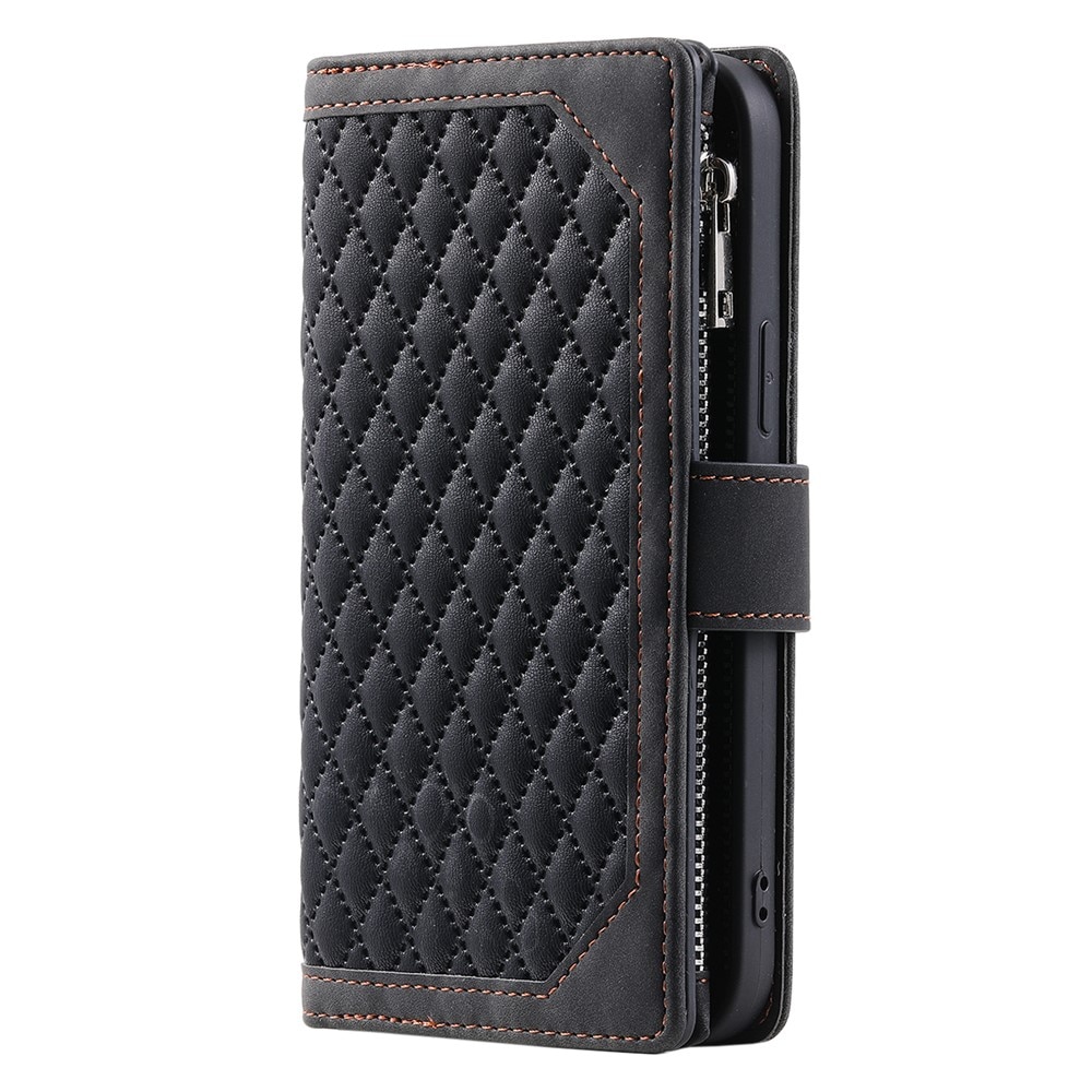 Borsa a portafoglio trapuntata iPhone 17 Nero