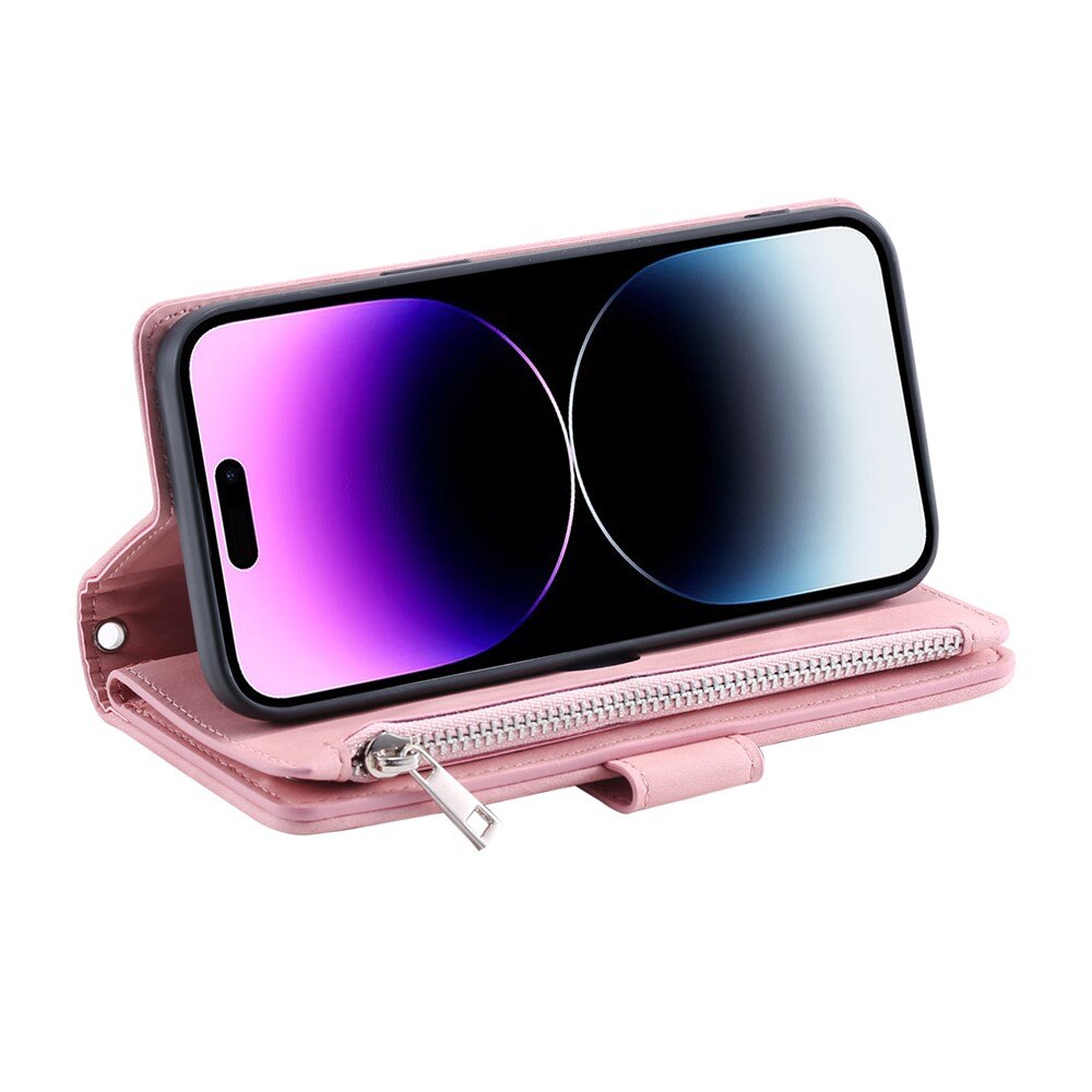 Borsa a portafoglio trapuntata iPhone 17 Rosa
