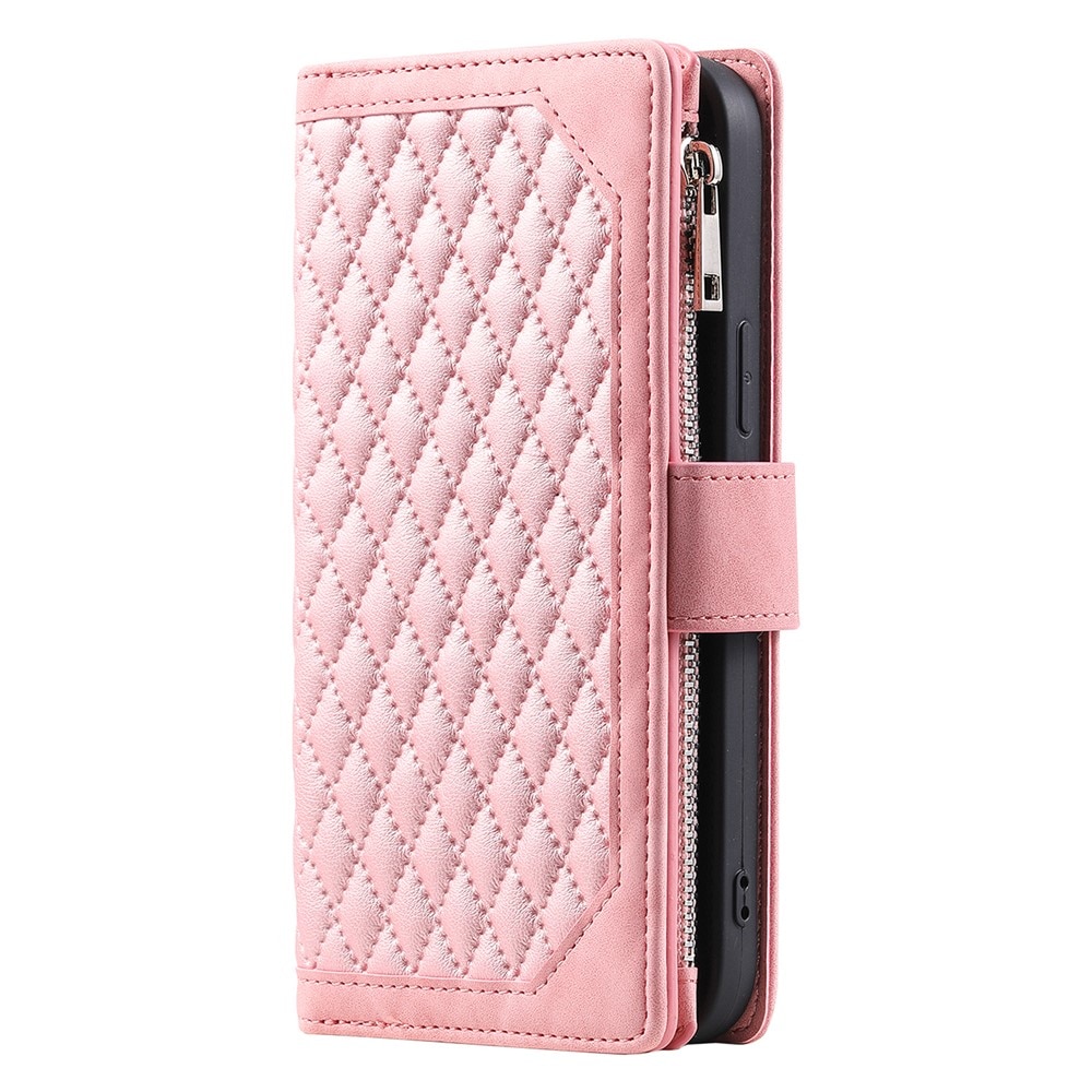 Borsa a portafoglio trapuntata iPhone 17 Rosa