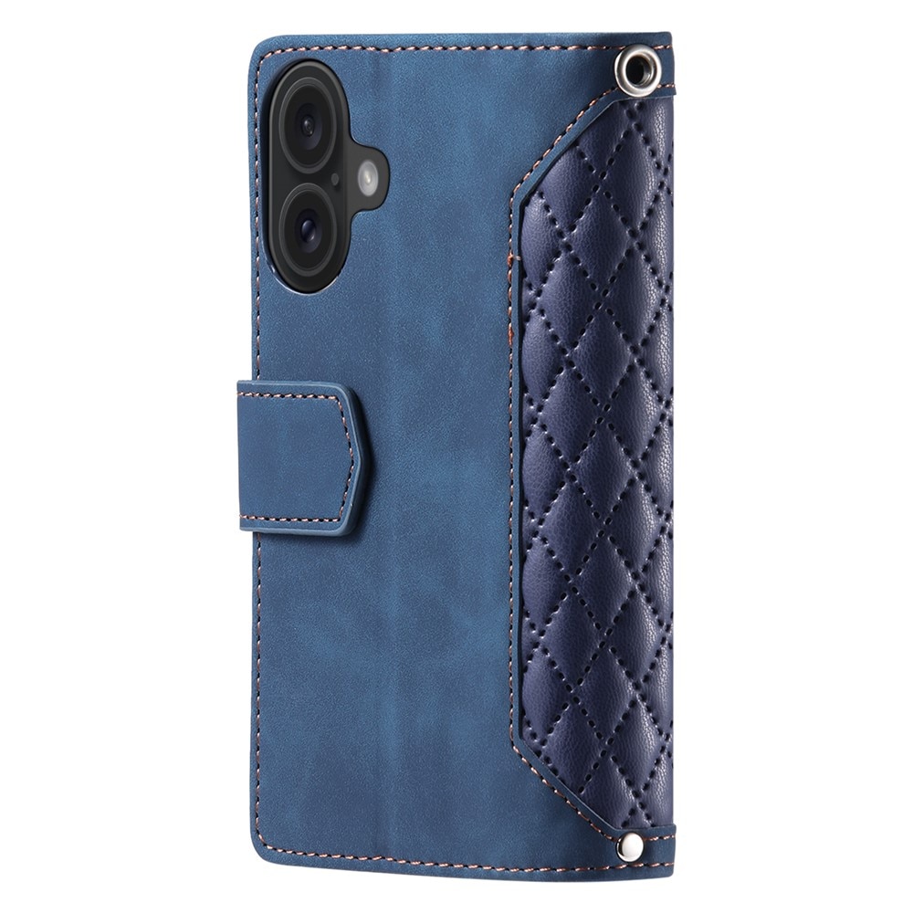 Borsa a portafoglio trapuntata iPhone 17 Blu