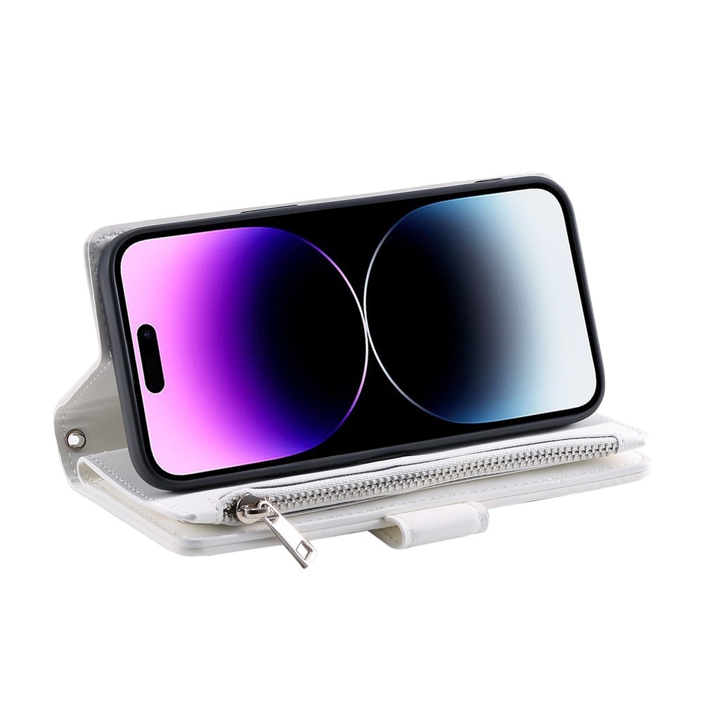 Borsa a portafoglio trapuntata iPhone 17 Bianco
