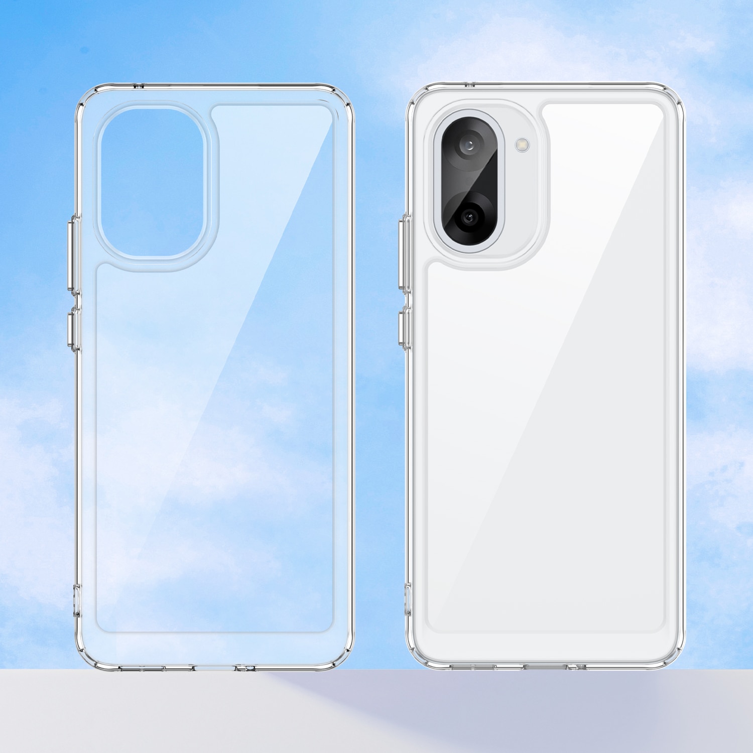 Cover ibride per  OnePlus Nord CE5 Trasparente