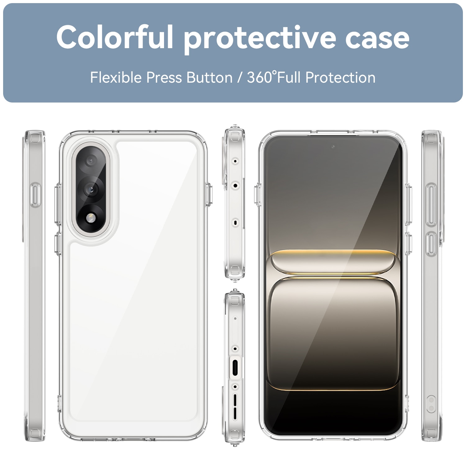 Cover ibride per  OnePlus Nord 5 Trasparente