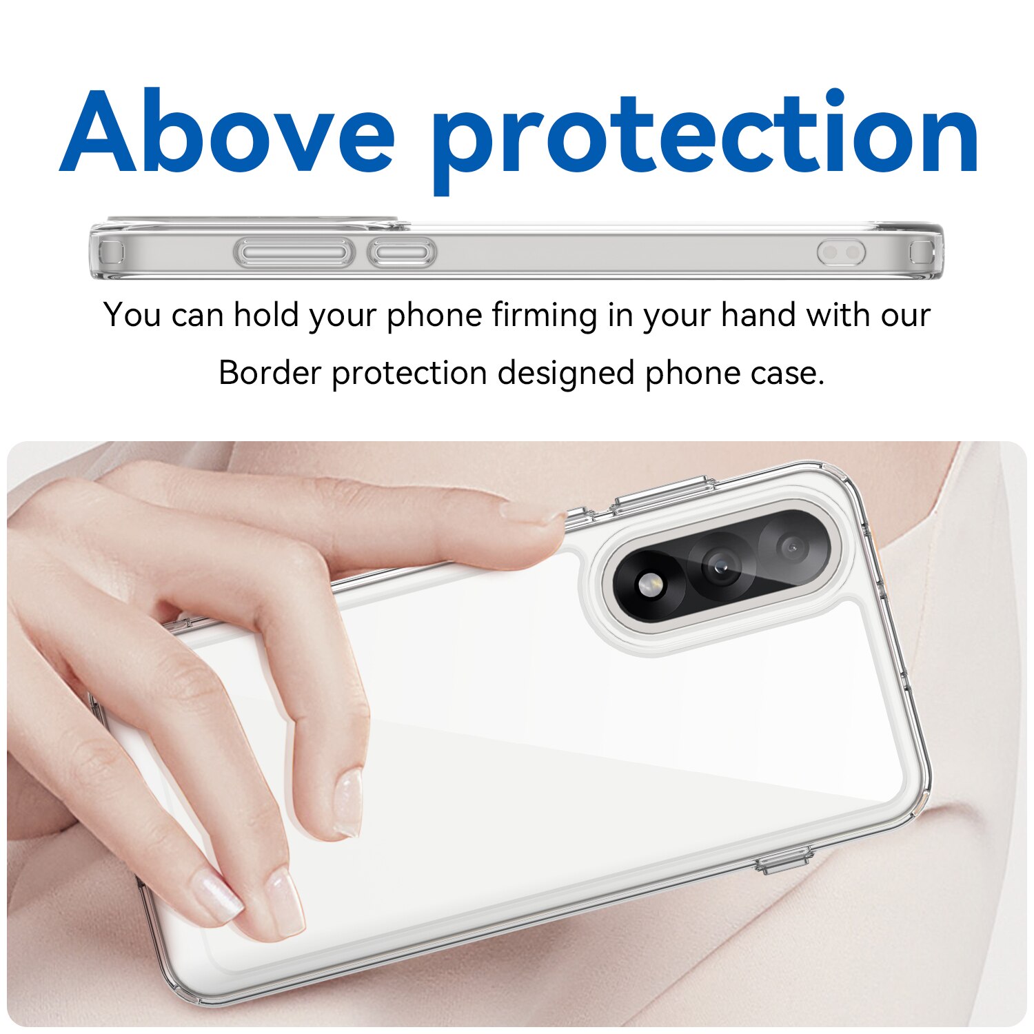 Cover ibride per  OnePlus Nord 5 Trasparente