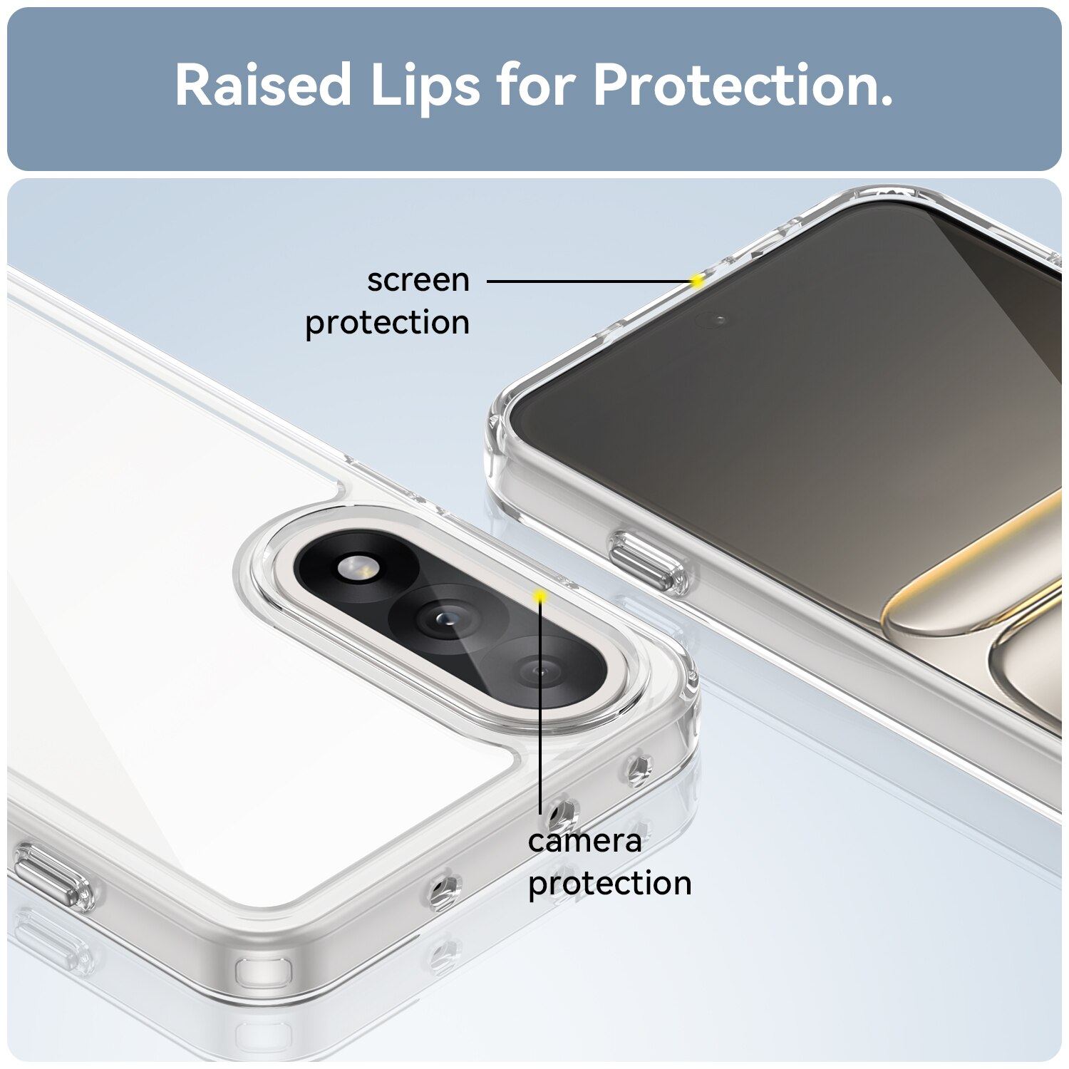 Cover ibride per  OnePlus Nord 5 Trasparente